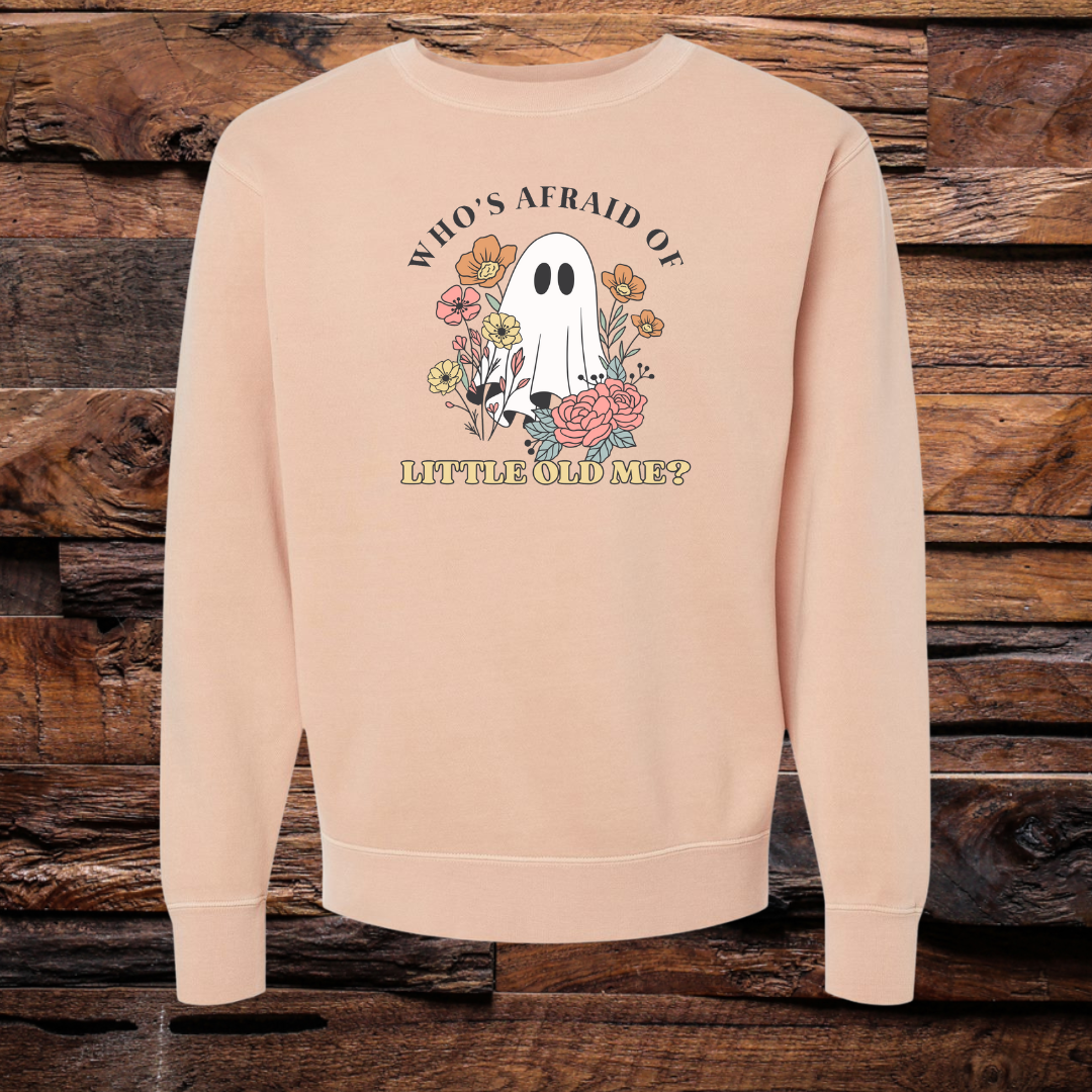 Who's Afraid Garment Dyed Crew