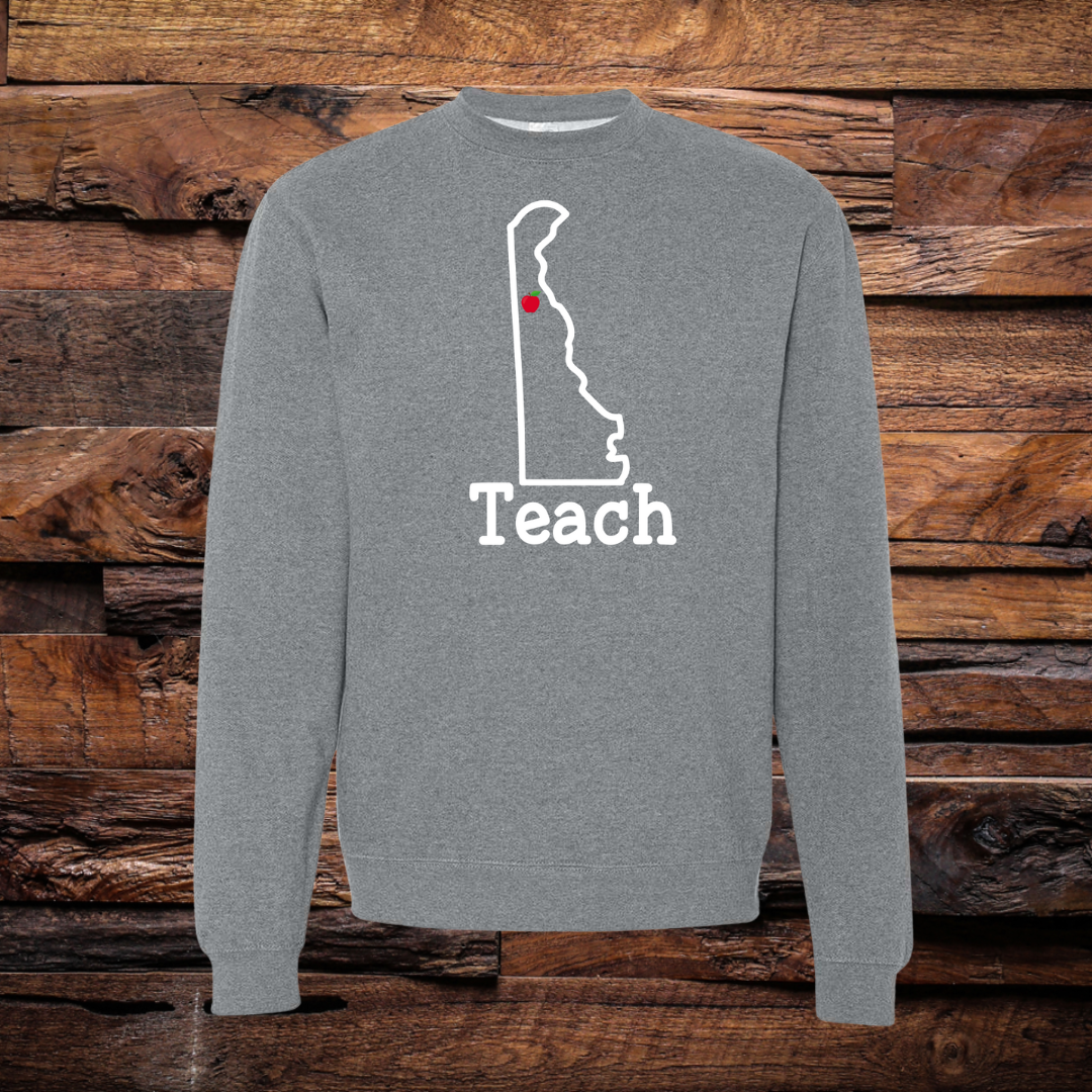 Teach Delaware Crew Sweatshirt