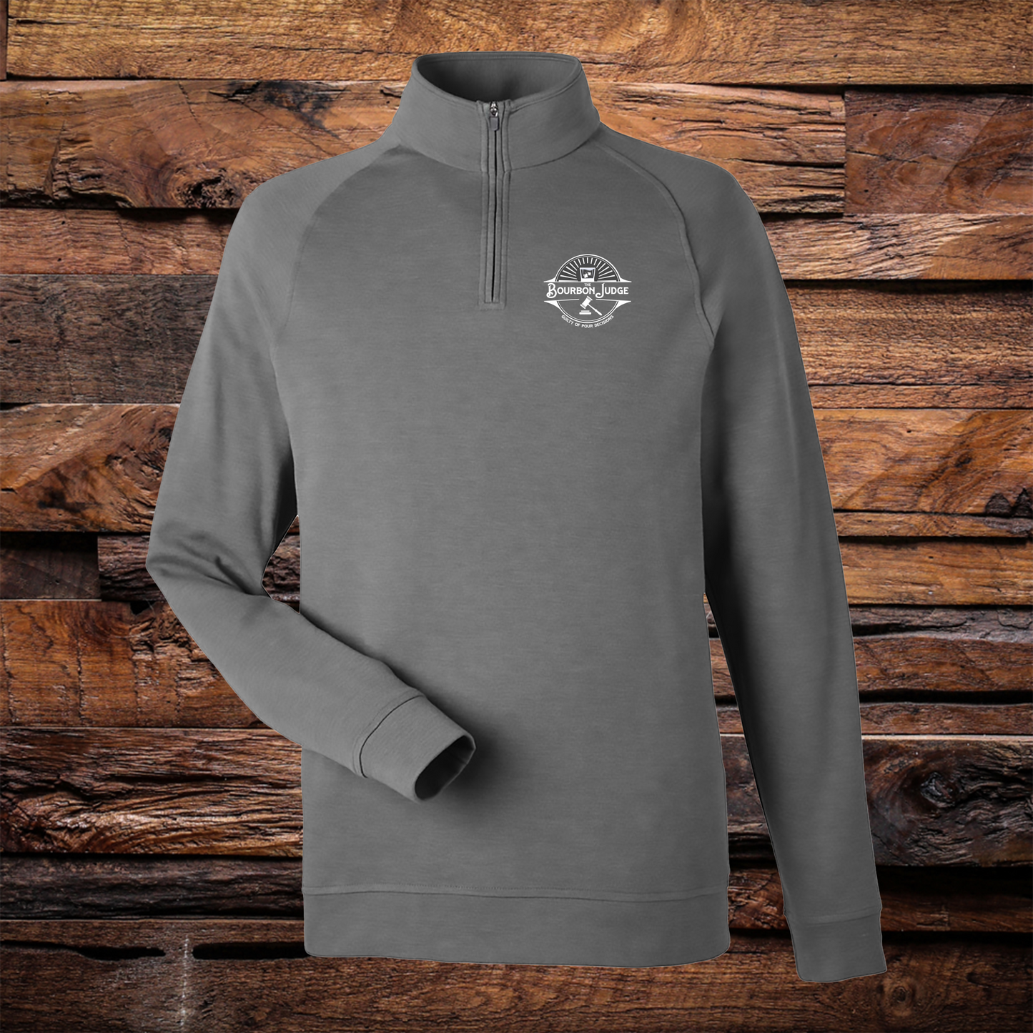 Guilty Of Pour Decisions Melange Quarter Zip