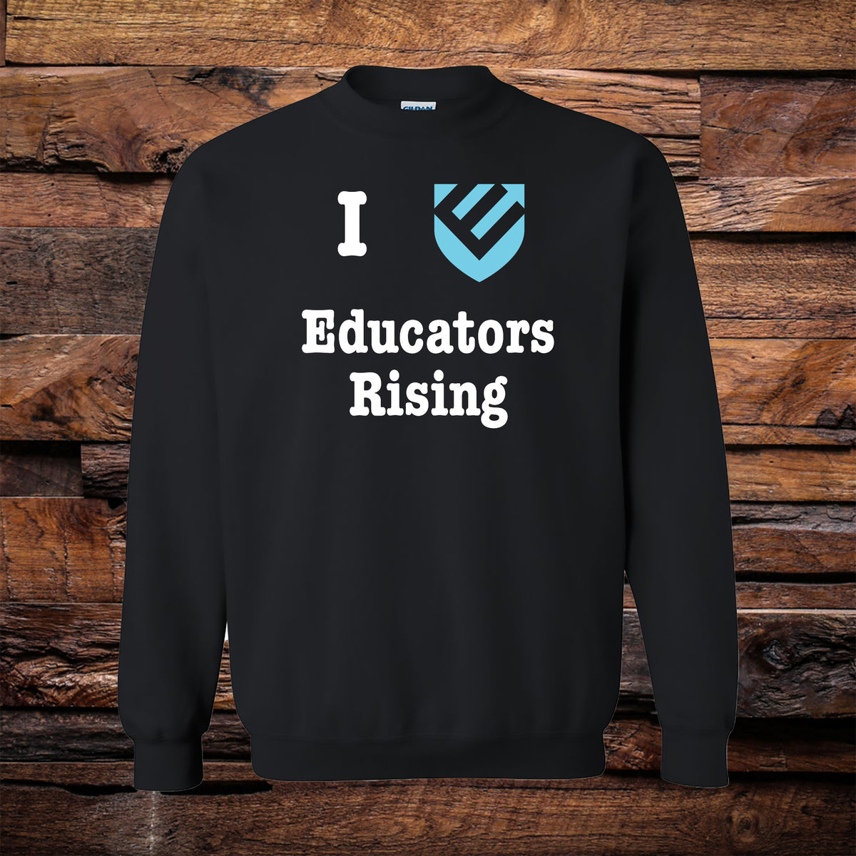 I Love Ed Rising Crewneck Sweatshirt