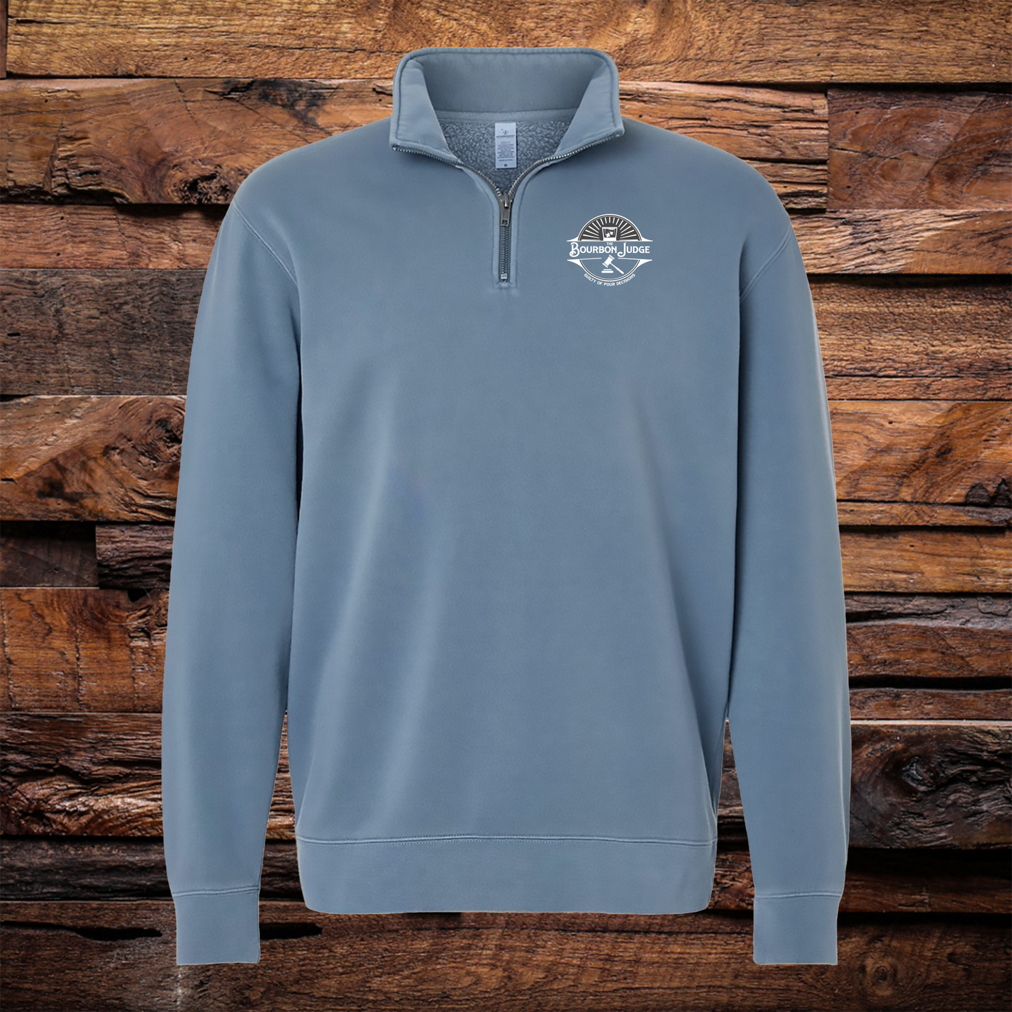 Guilty Of Pour Decisions Pigment Quarter Zip