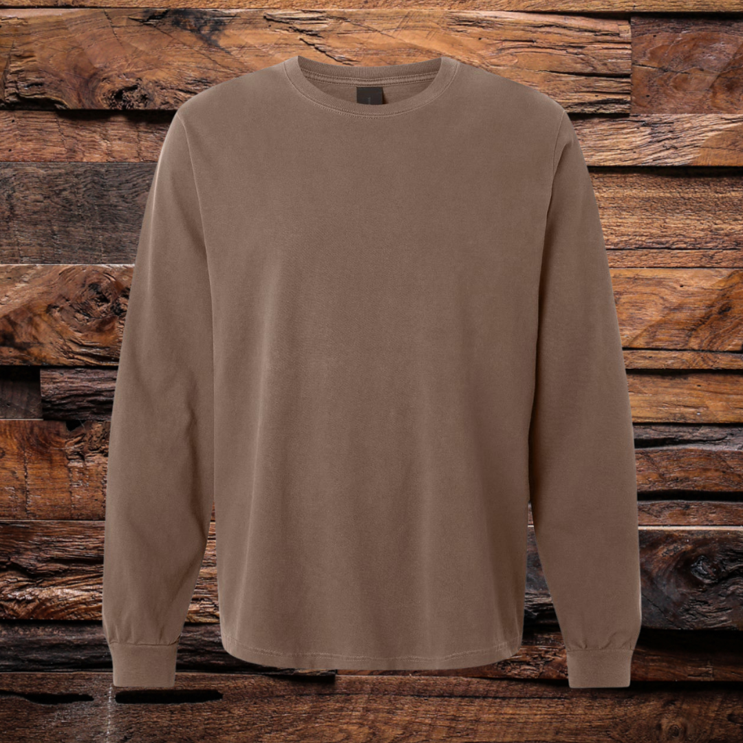 Heavyweight Garment Dyed Long Sleeve Tees