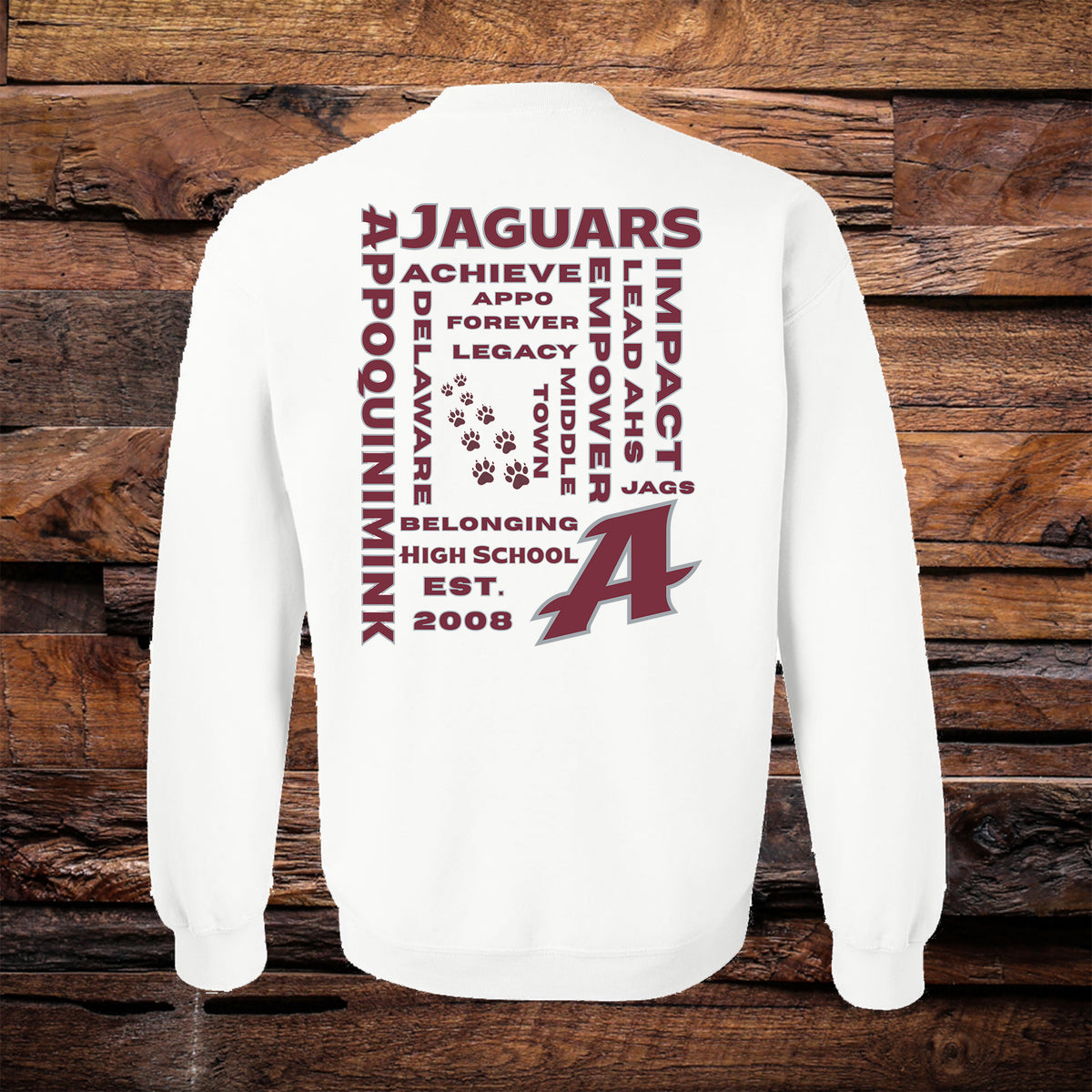 Appo Word Cloud Crewneck Sweatshirt