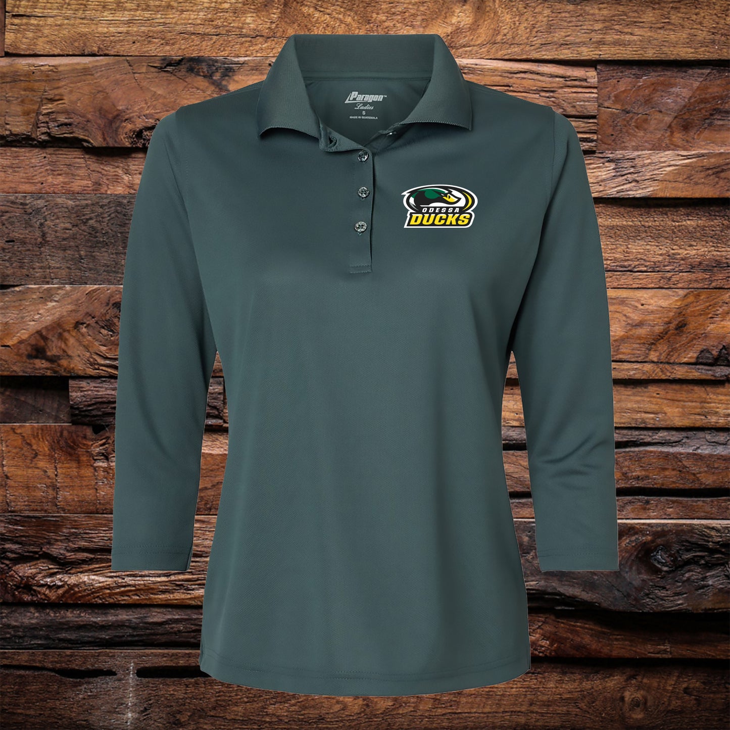 Ladies Ducks 3/4 Sleeve Polo