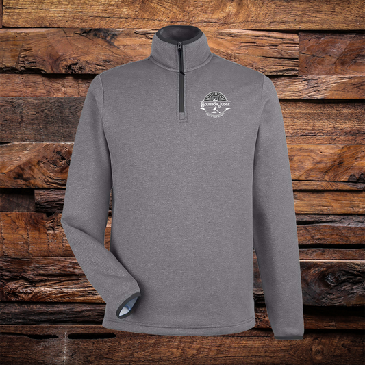 Guilty Of Pour Decisions Heathered Stripe Quarter Zip