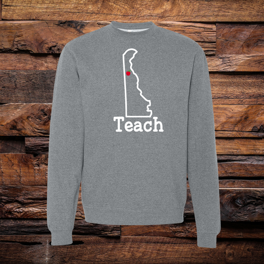 Teach Delaware Crew Sweatshirt