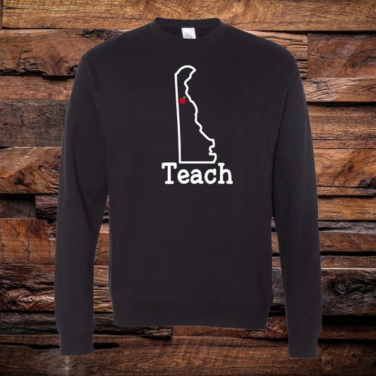 Teach Delaware Crew Sweatshirt
