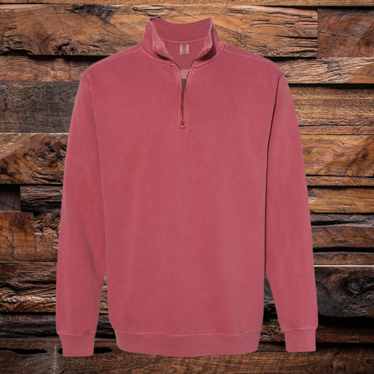 Premier Unisex Pigment-Dyed Quarter-Zip Pullover