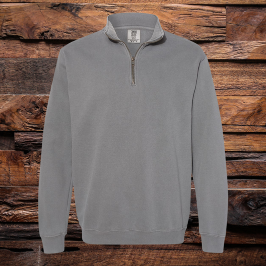 Premium Pigment-Dyed Quarter-Zip Pullover