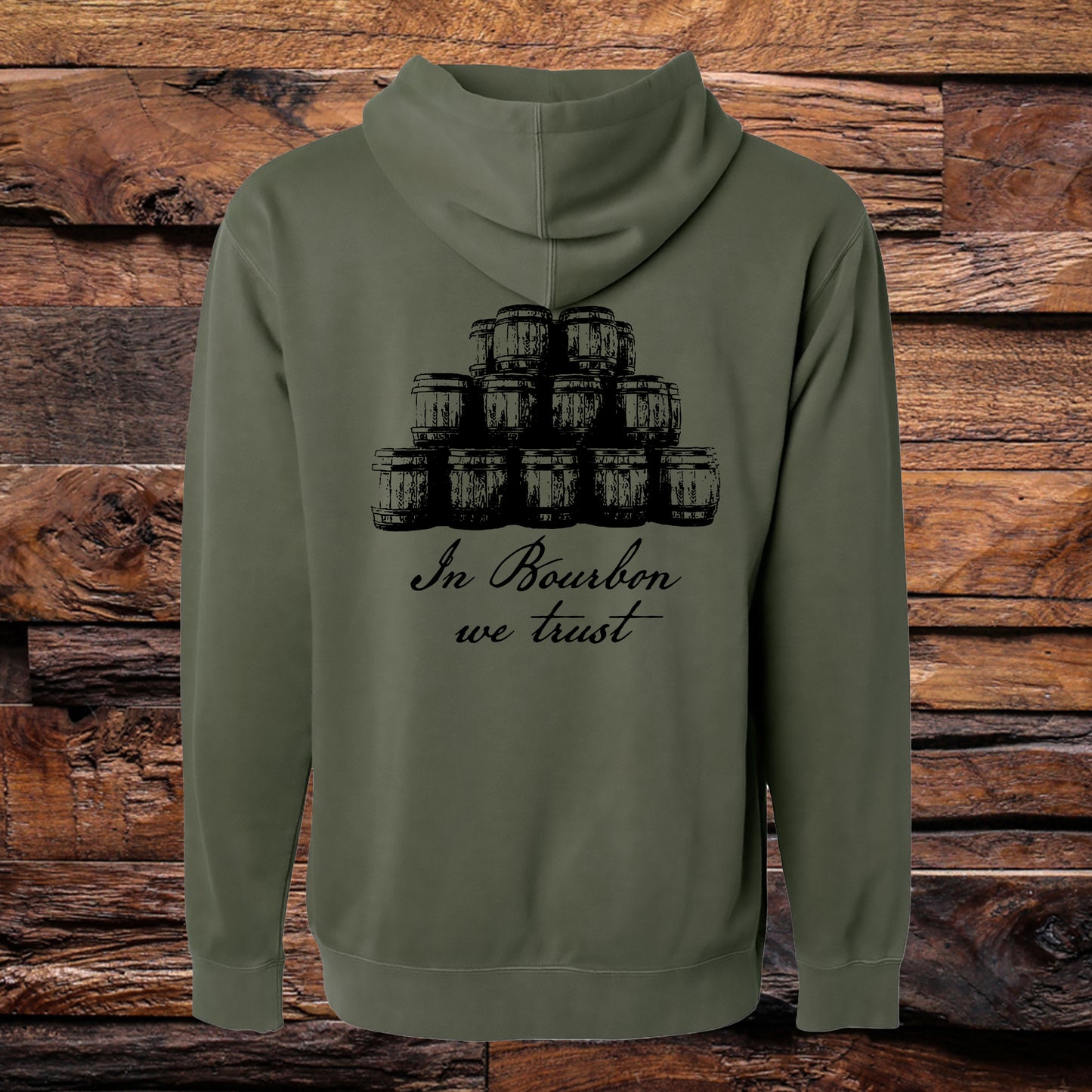 In Bourbon We Trust  Hoodie Pigment
