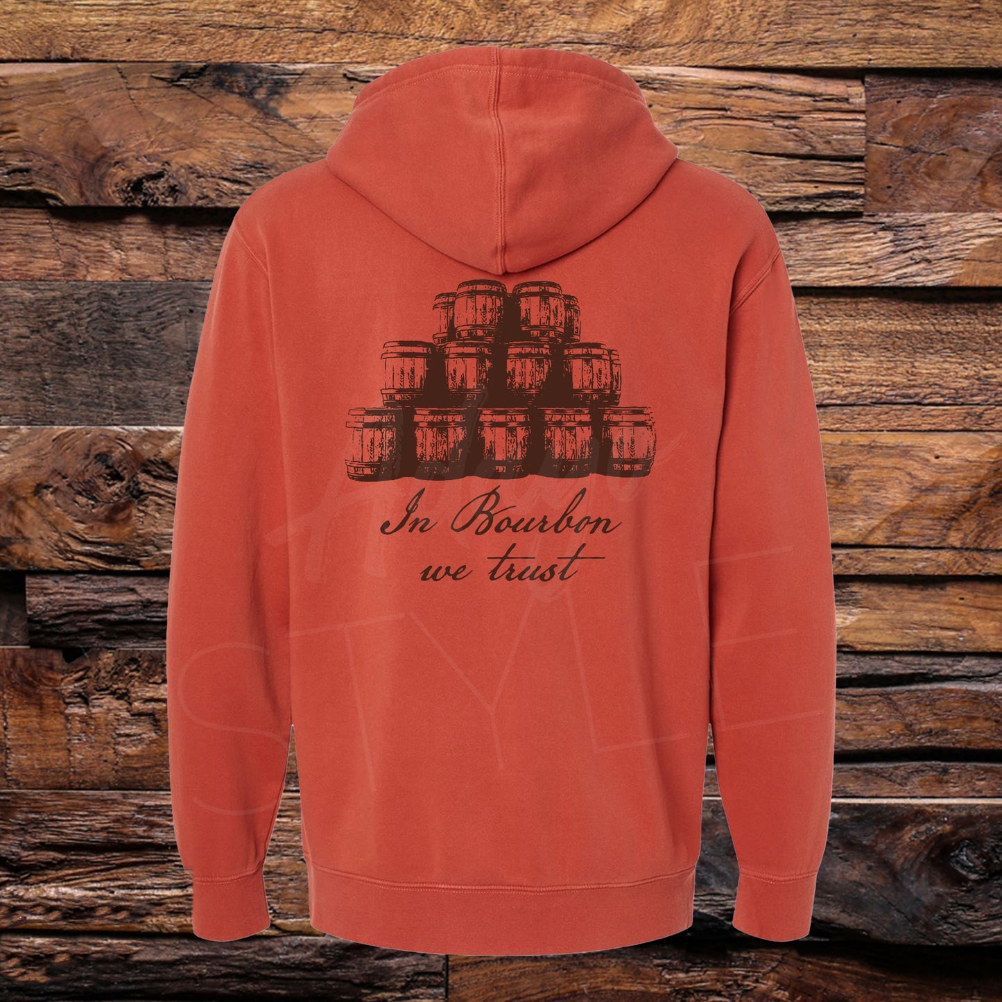 In Bourbon We Trust  Hoodie Pigment