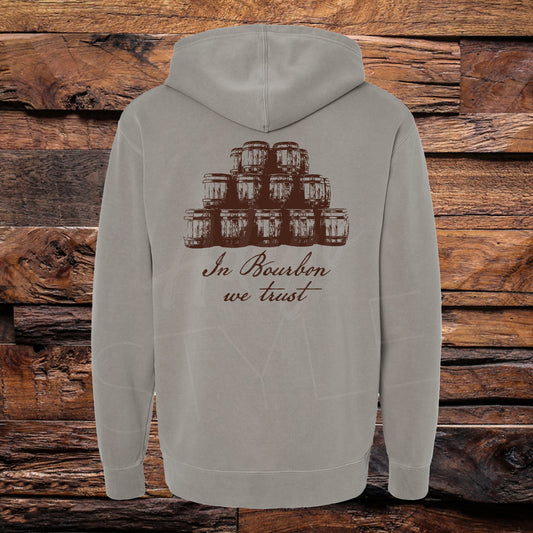 In Bourbon We Trust  Hoodie Pigment