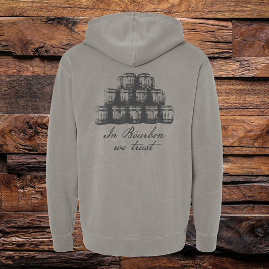 In Bourbon We Trust Hoodie Pigment