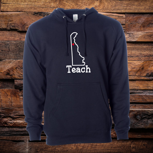 Teach Delaware Hoodie