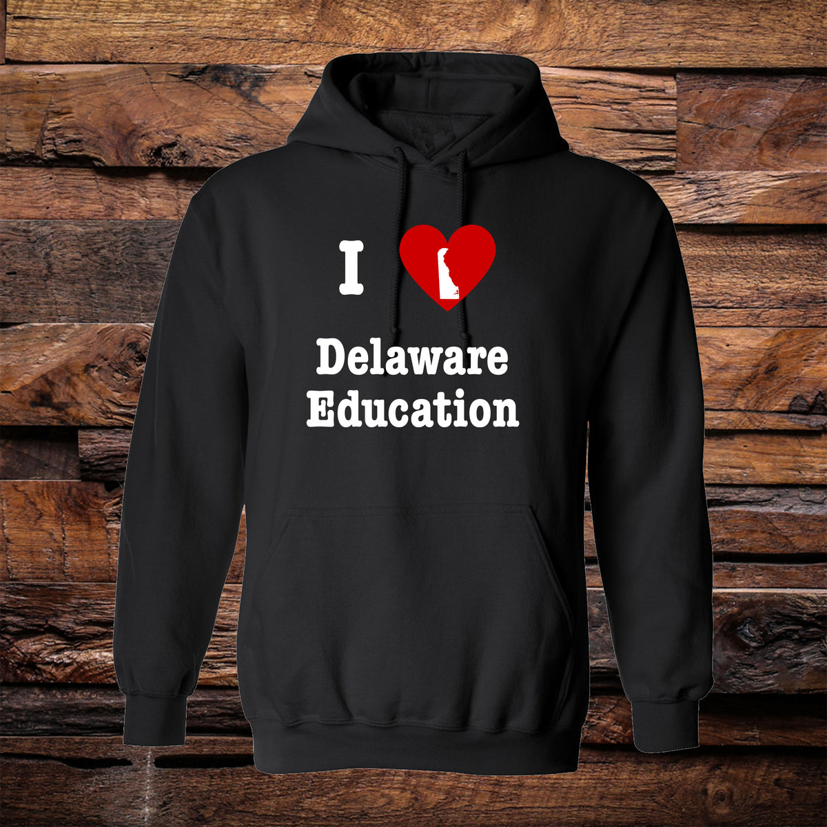 I Love DE Education Hoodie