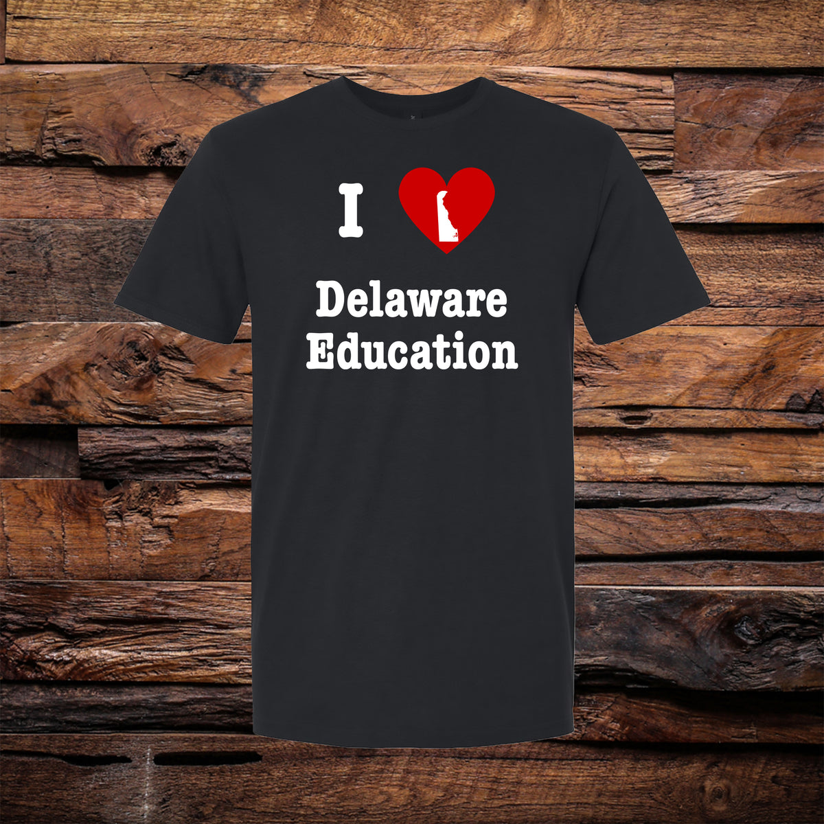 I Love DE Education Tee