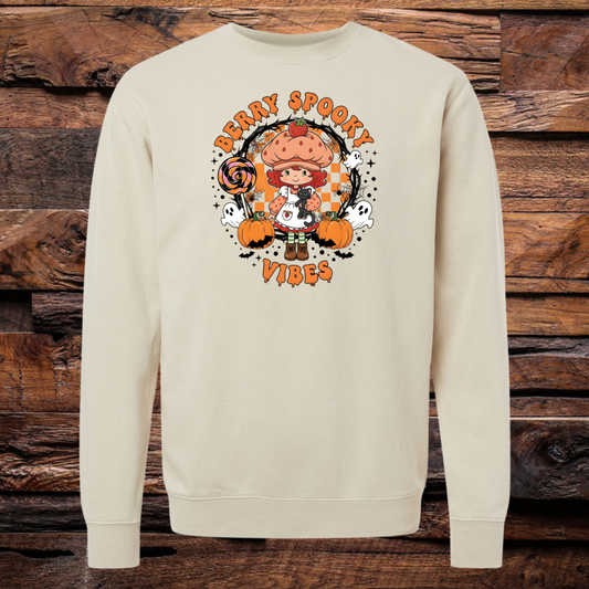 Berry Spooky Garment Dyed Crew