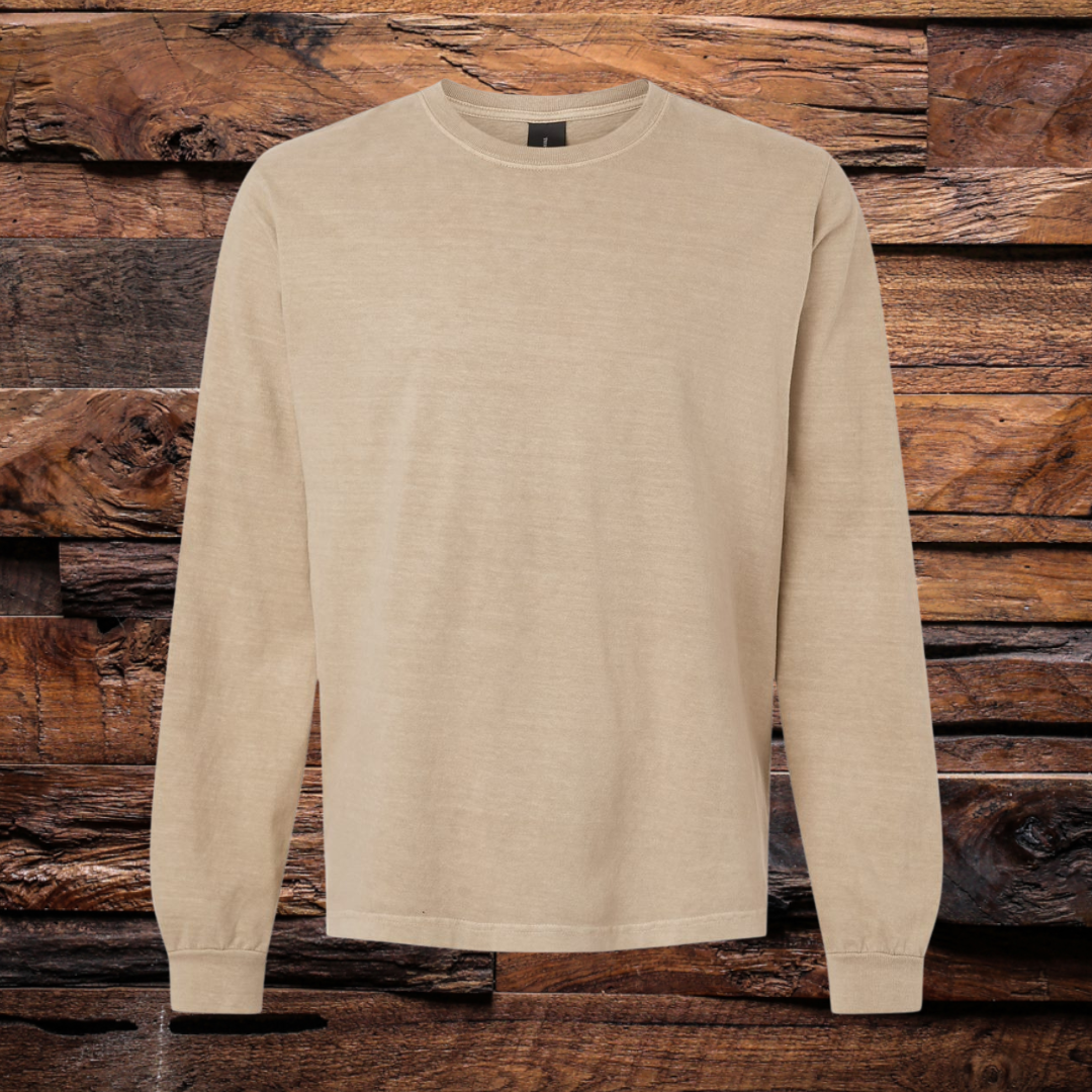 Heavyweight Garment Dyed Long Sleeve Tees