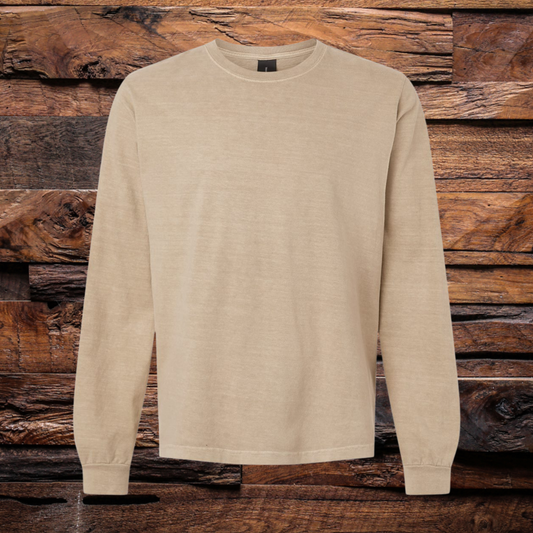 Heavyweight Garment Dyed Long Sleeve Tees