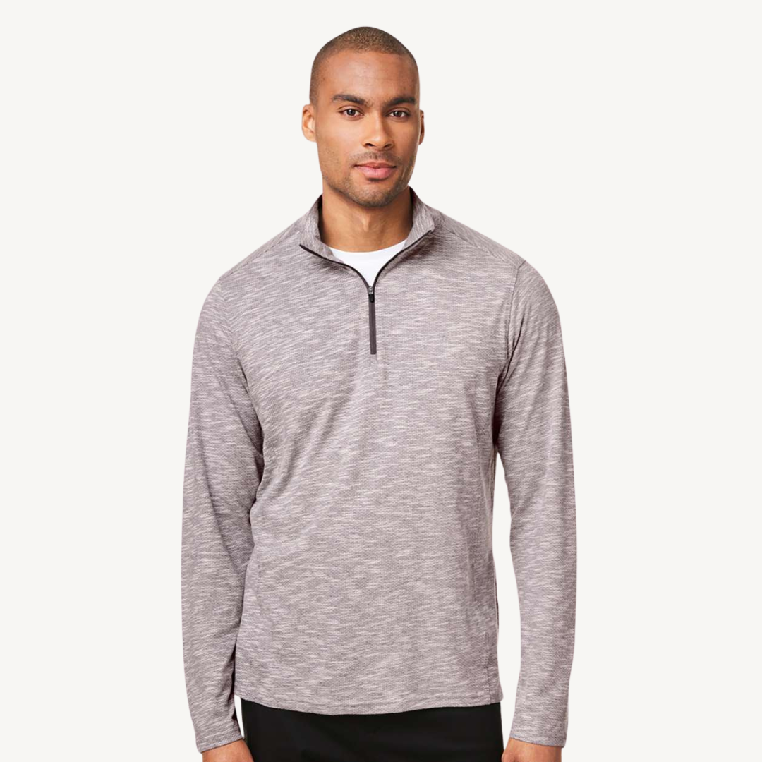 Men's Eclipse Jacquard Quarter Zip Pullover