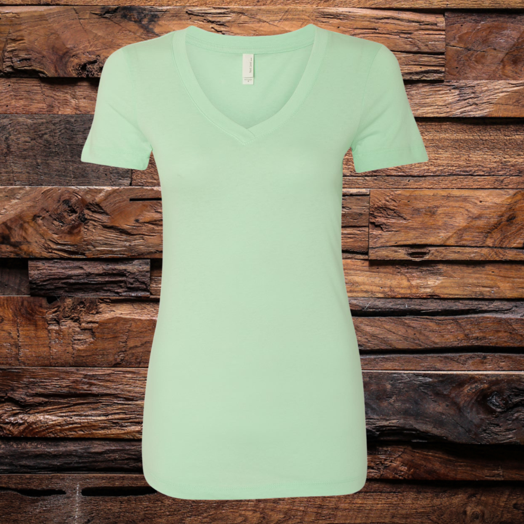 Womens Ideal V-neck Tee Mint