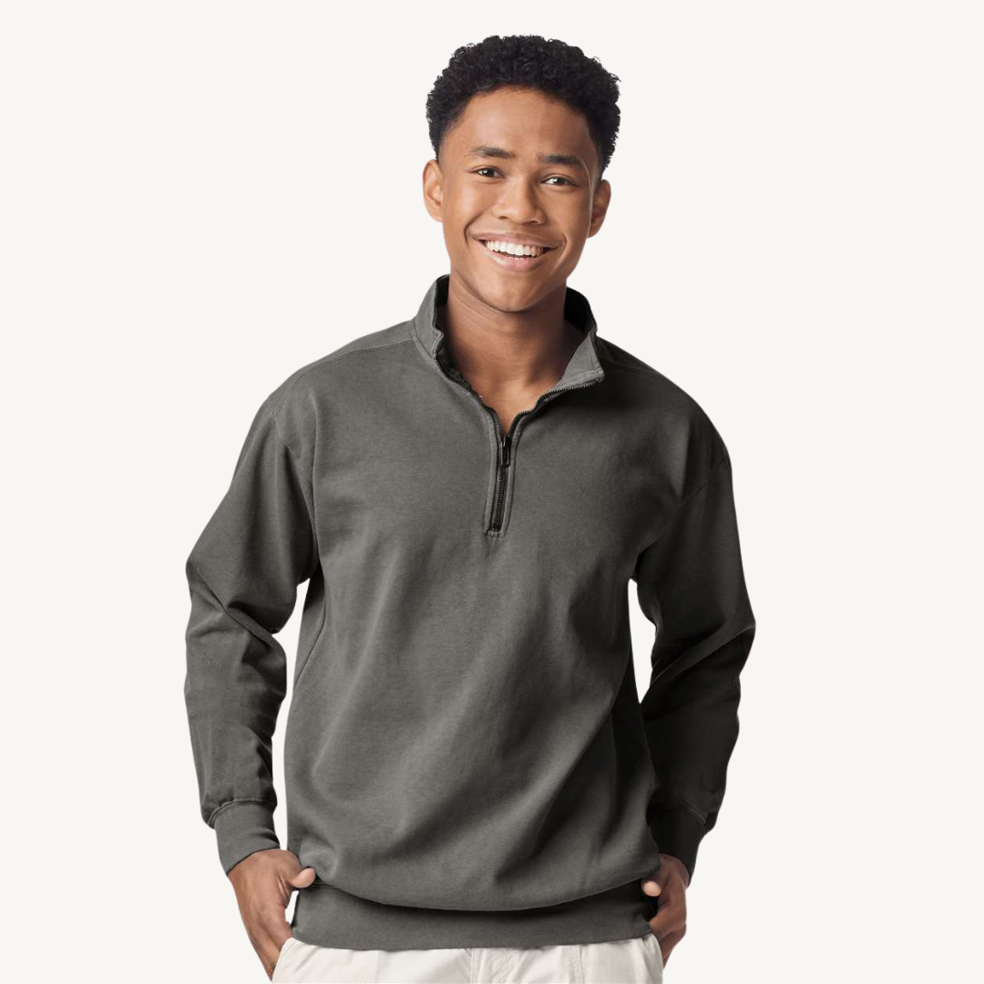 Premier Pigment-Dyed Quarter-Zip Pullover