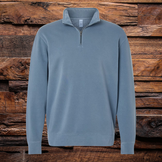 Pigment-Dyed Quarter-Zip Pullover