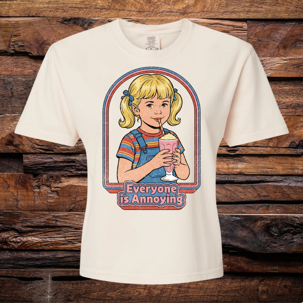 Everyone Is Annoying Boxy Tee Crop