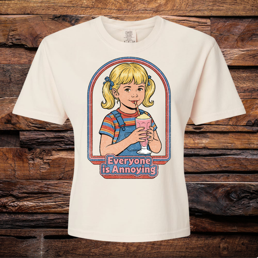 Everyone Is Annoying Boxy Tee Crop