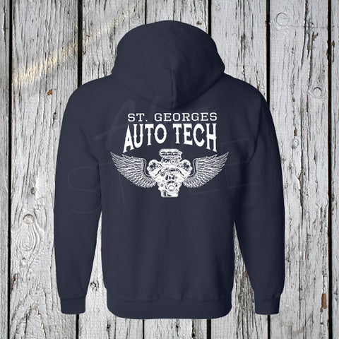 Auto Tech Zip Hoodie