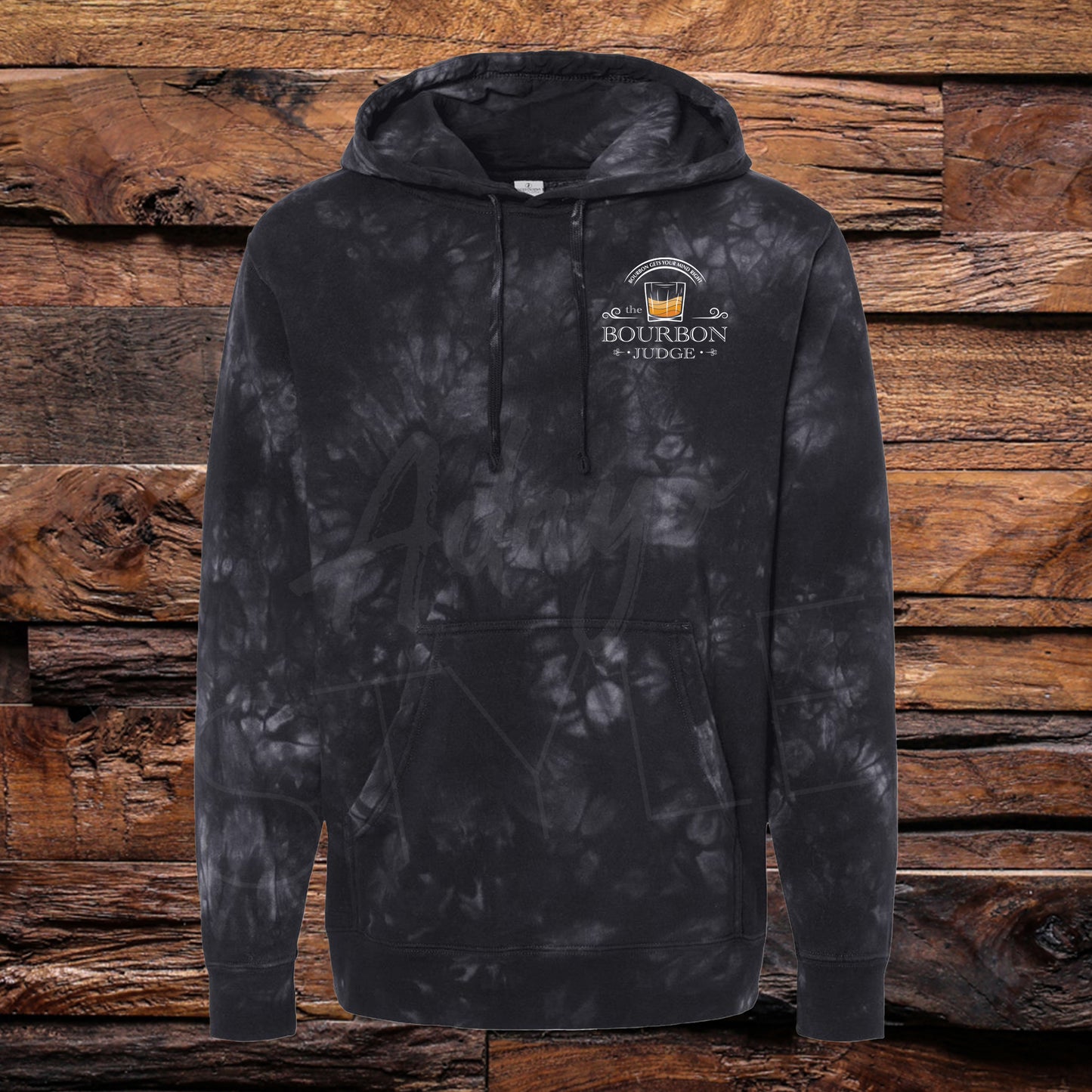 Bourbon Gets Your Mind Right Hoodie Tie Dye