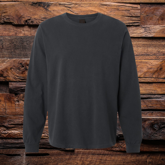 Heavyweight Garment Dyed Long Sleeve Tees