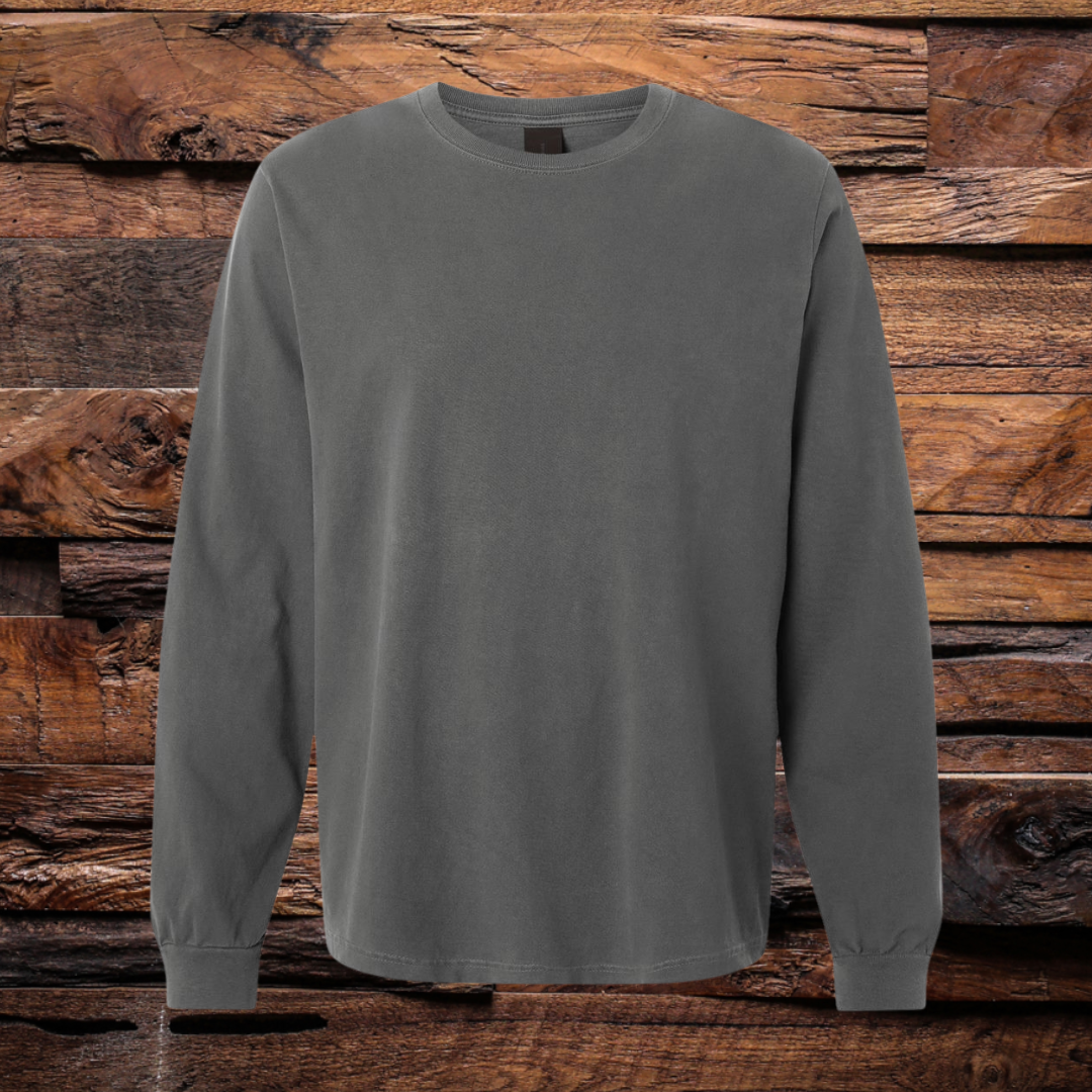 Heavyweight Garment Dyed Long Sleeve Tees