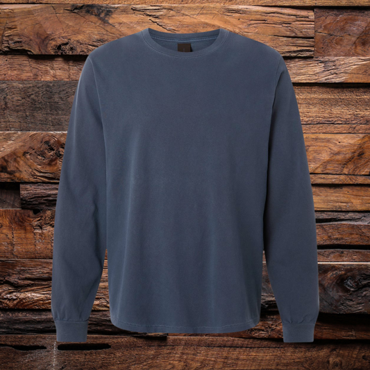 Heavyweight Garment Dyed Long Sleeve Tees