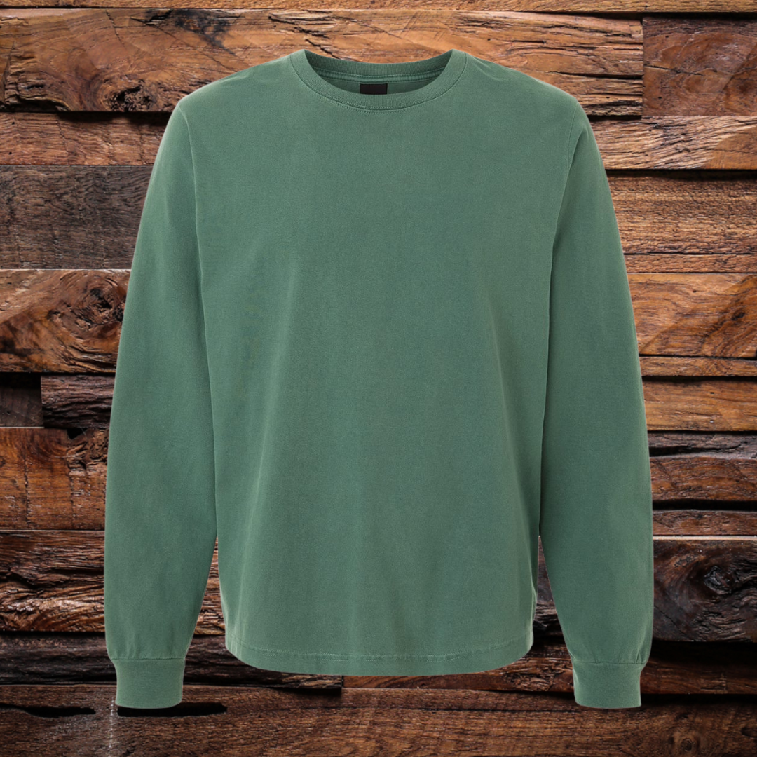 Heavyweight Garment Dyed Long Sleeve Tees