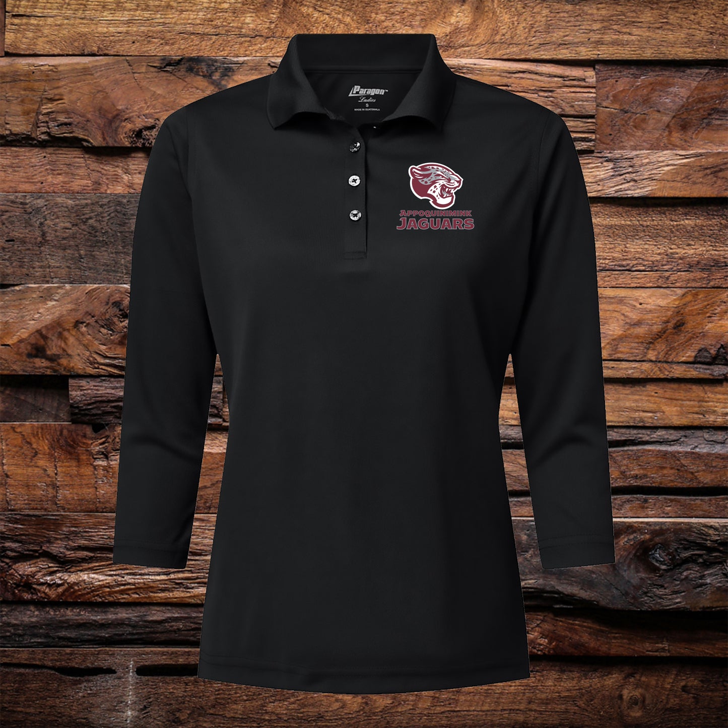Ladies Jaguars 3/4 Sleeve Polo