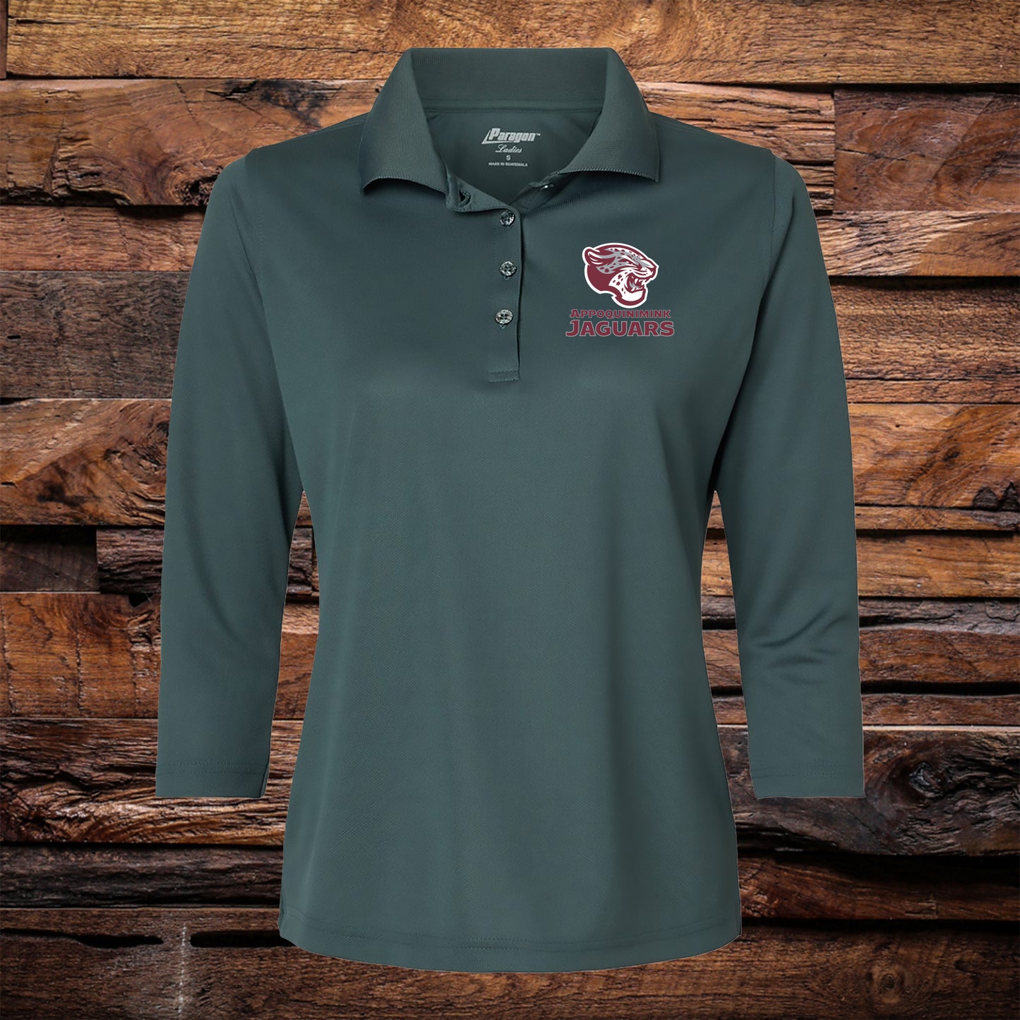 Ladies Jaguars 3/4 Sleeve Polo