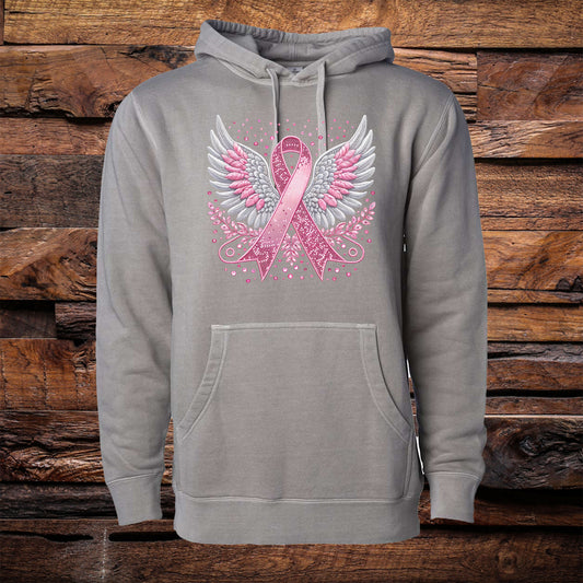 Angel Ribbon Garment Dyed Hoodie