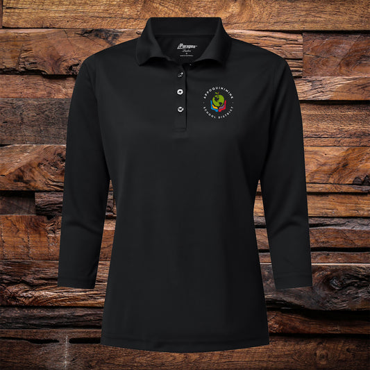 Ladies District 3/4 Sleeve Polo