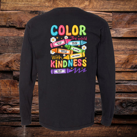 Color The World Long Sleeve Tee