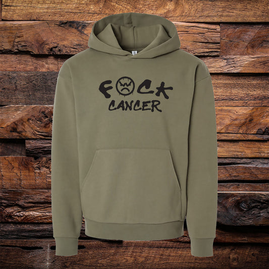 F Cancer Premium Heavyweight Hoodie
