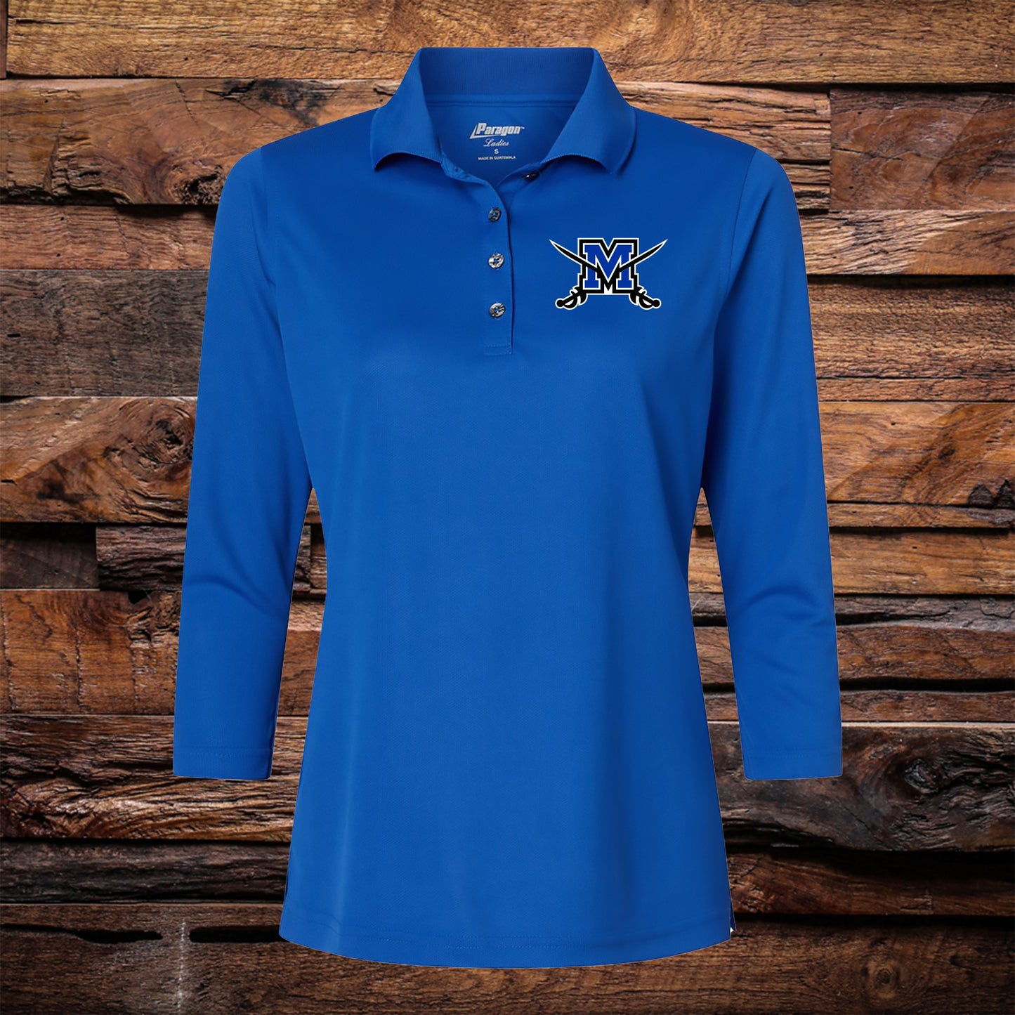 Ladies Cavaliers 3/4 Sleeve Polo