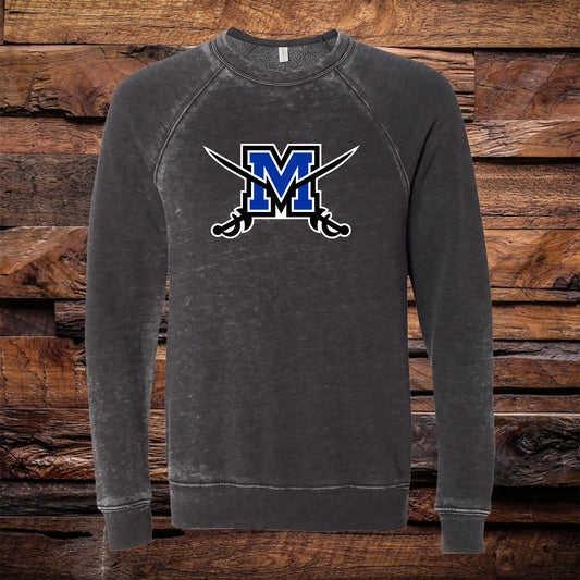 Cavaliers Sponge Fleece Raglan Crew