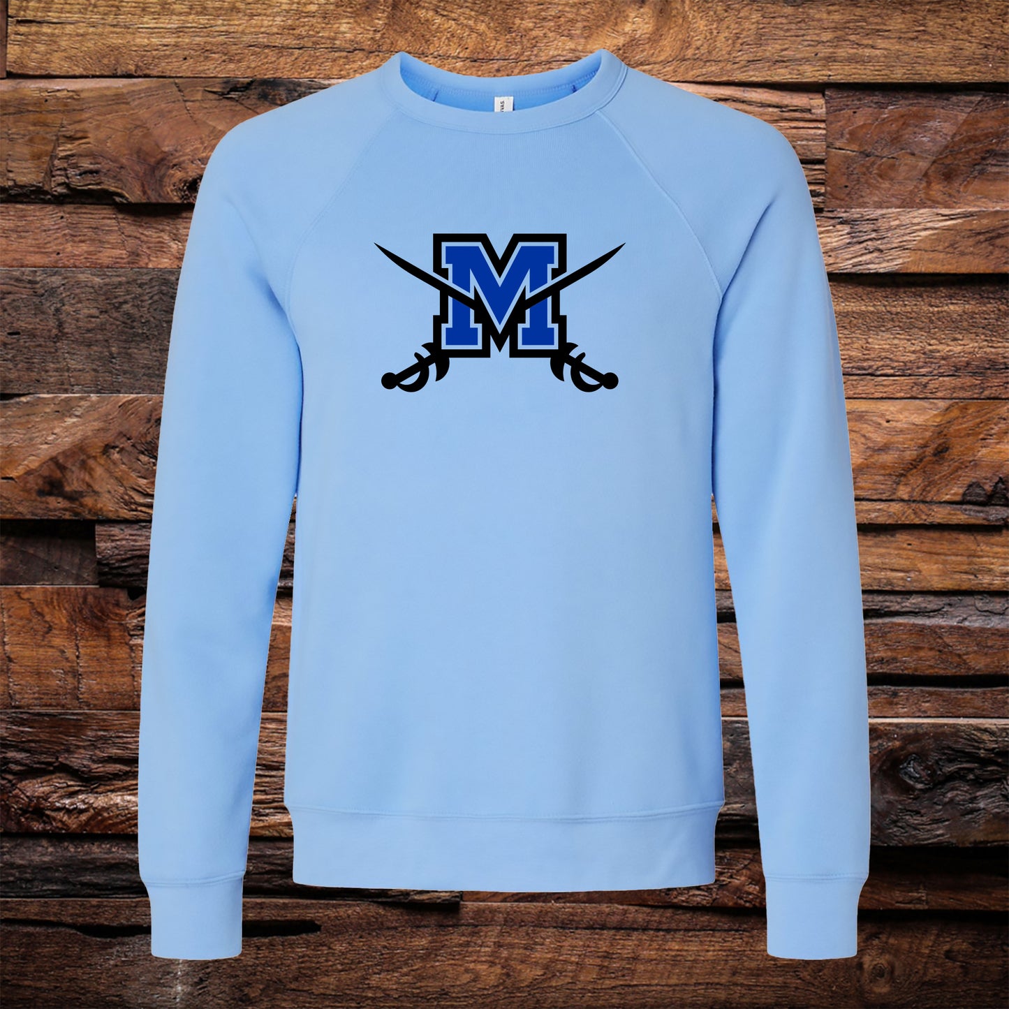 Cavaliers Sponge Fleece Raglan Crew