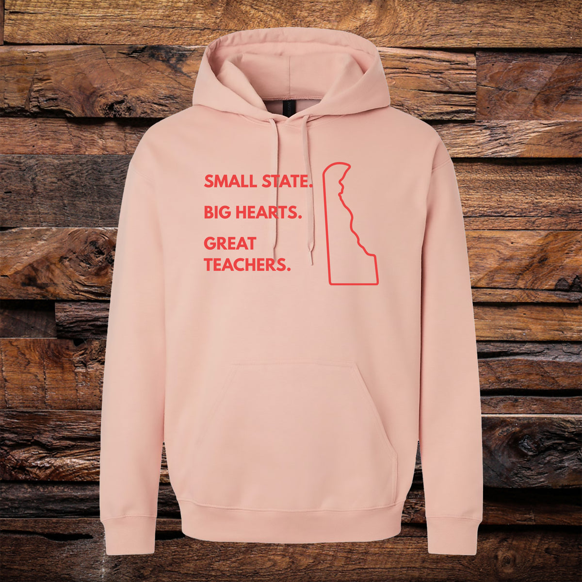 Small State Big Hearts Hoodie